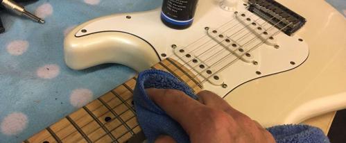 how to clean a guitar and clean guitar fretboard