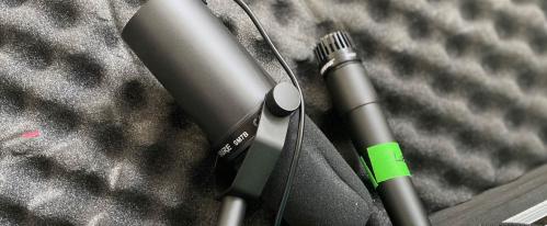 Shure SM7B and SM57