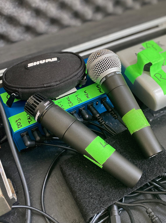 Shure SM57 guitar Set TWO