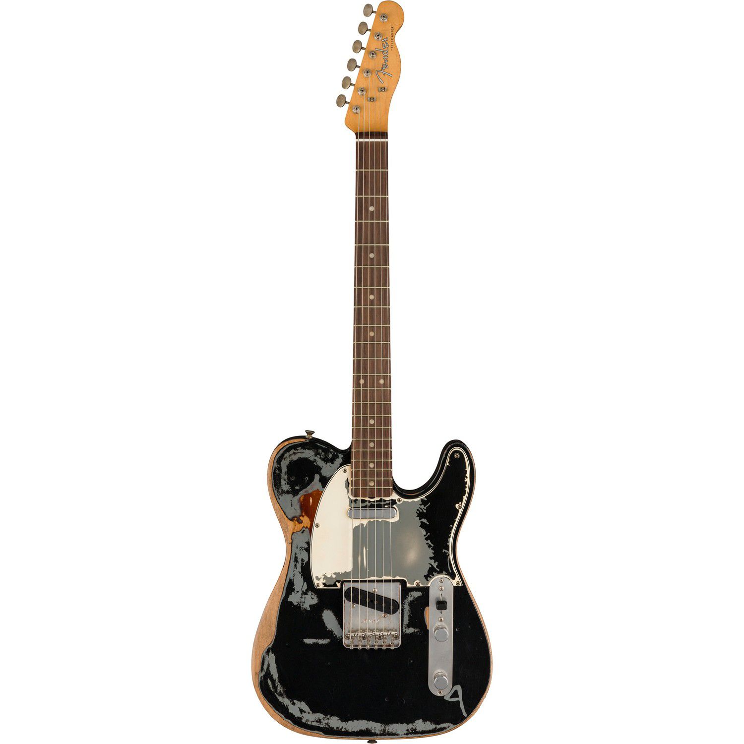 An image of Fender Joe Strummer Signature Telecaster, Road Worn Black | PMT Online