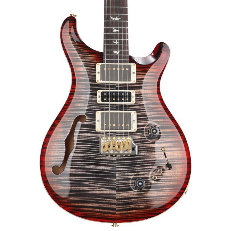 An image of PRS Special Semi-Hollow Guitar, Charcoal Cherry Burst | PMT Online