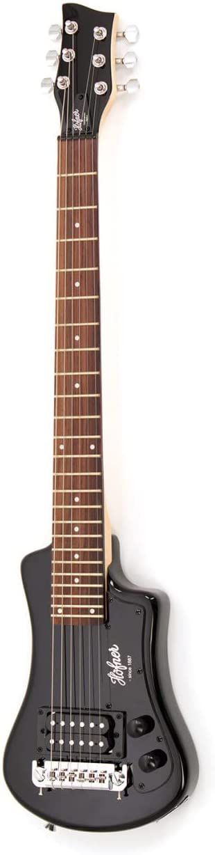 An image of Hofner Hct Shorty Guitar, Black