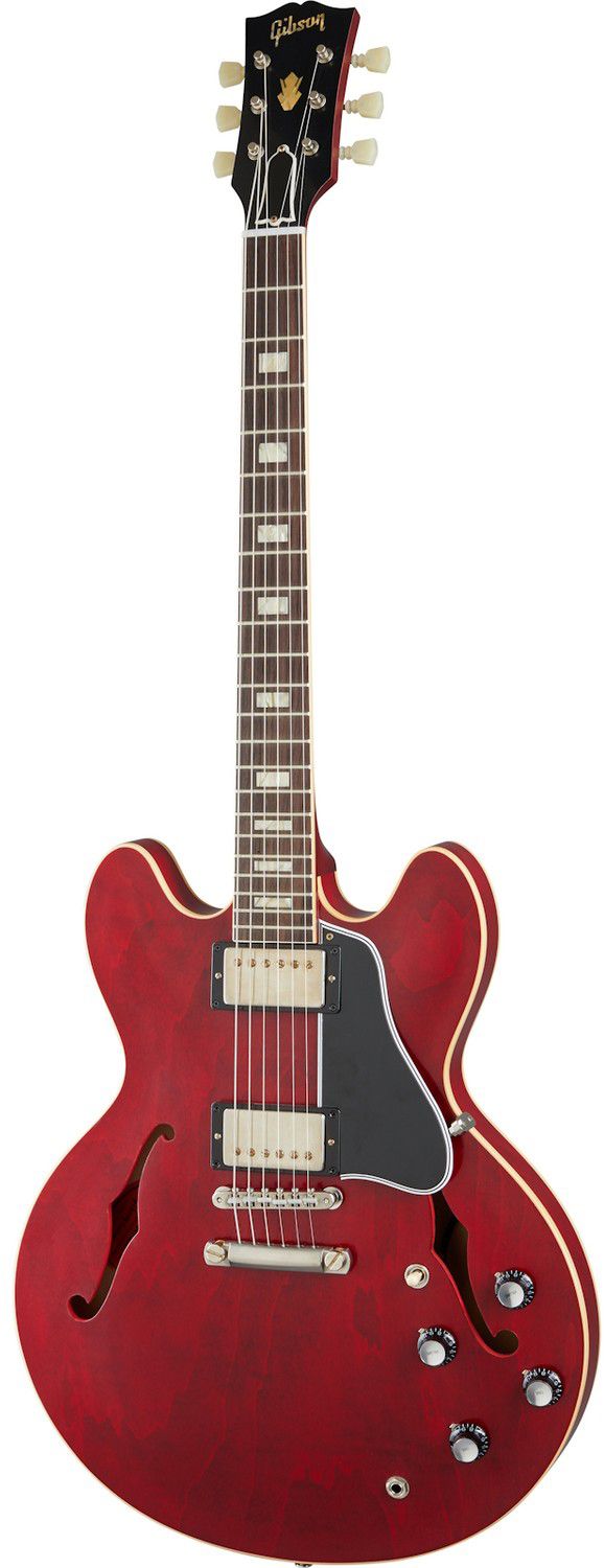 An image of Gibson 1964 ES-335 Reissue VOS Electric Guitar, 60s Cherry | PMT Online