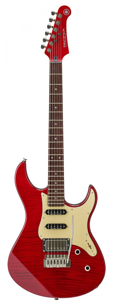 An image of Yamaha Pacifica 612 VIIFMX Guitar, Fired Red Gloss