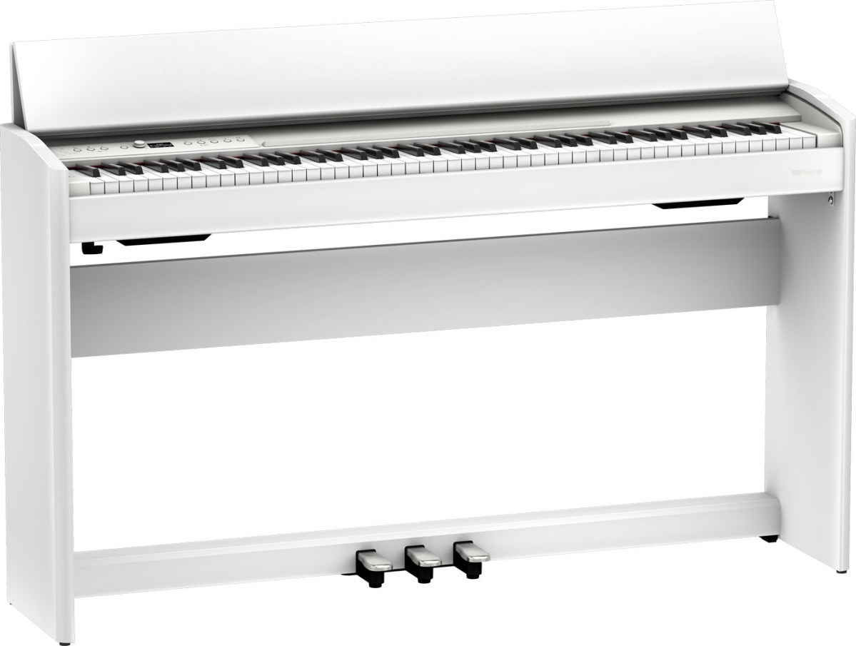 An image of Roland F701 Digital Piano White | PMT Online