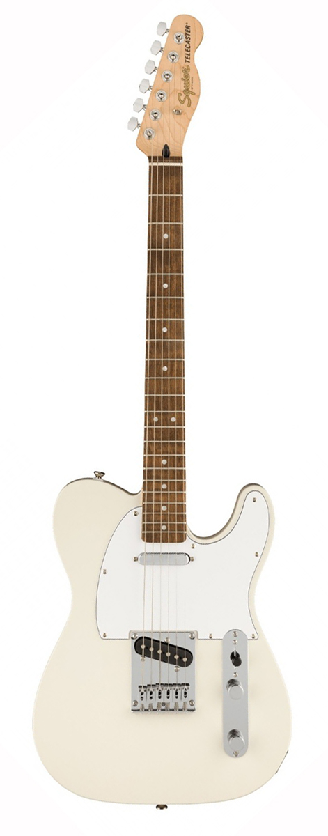 An image of Squier Affinity Telecaster LRL White PG, Olympic White