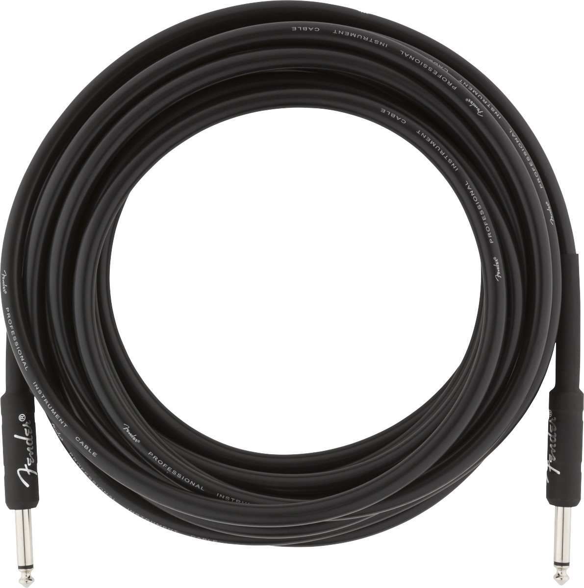 An image of Fender Professional Series Instrument Cable, 18.6ft Black | PMT Online