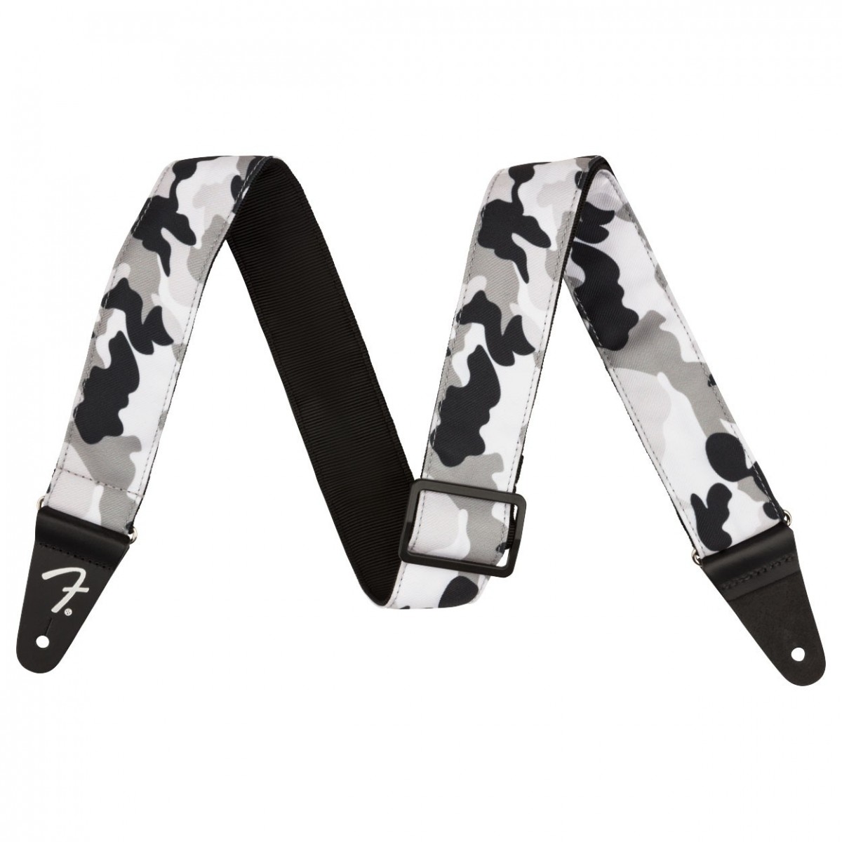 An image of Fender 2 Inch Guitar Strap Winter Camo - Gift for a Guitarist | PMT Online