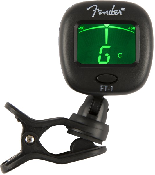 An image of Fender Ft-1 Pro Clip-on Tuner Black | PMT Online