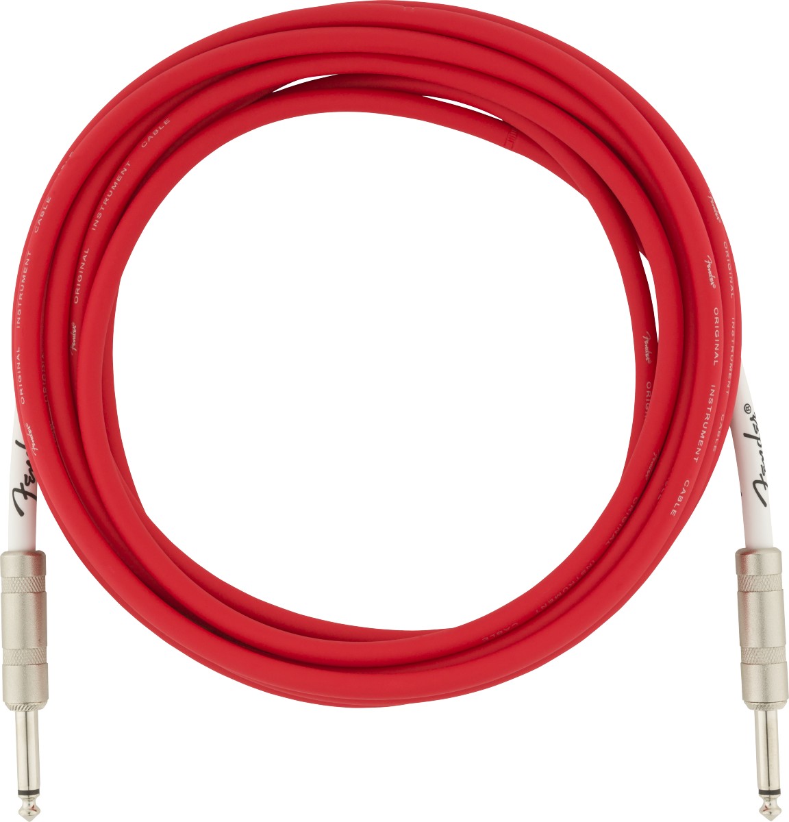 An image of Fender Original Series Instrument Cable 15', Fiesta Red | PMT Online