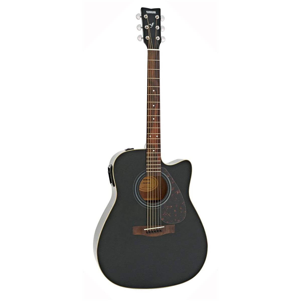 An image of Yamaha FX370C Folk Guitar Black | PMT Online