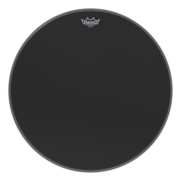 An image of Remo Powerstroke P3 Ebony Bass Drumhead, 22"