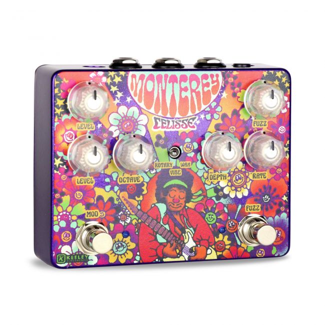 An image of Keeley Monterey Celisse Artist Edition Rotary Fuzz Vibe | PMT Online