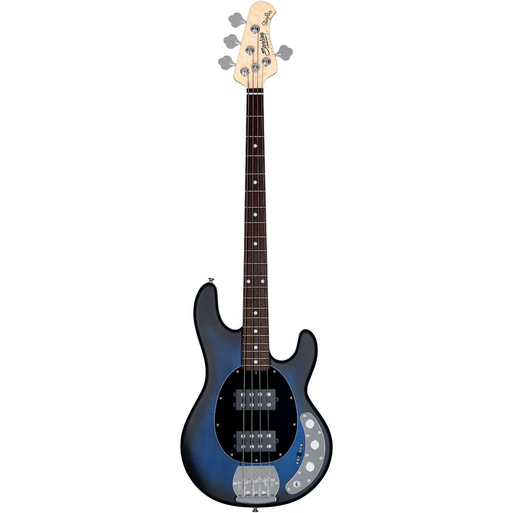 An image of Sterling By Music Man SUB Series Ray4HH Bass Pacific Blue Burst Satin | PMT Onli...