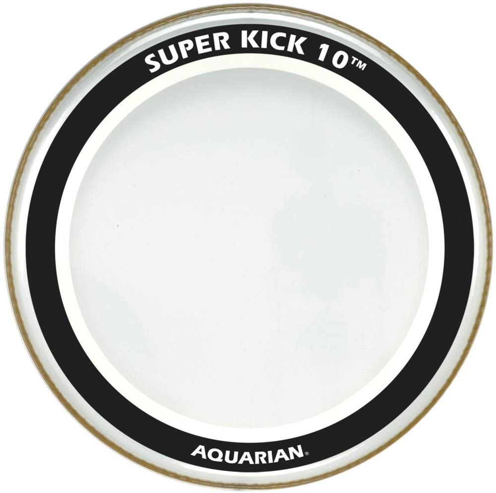 An image of Aquarian 24in Super Kick 10 Clear Bass Drum Head | PMT Online