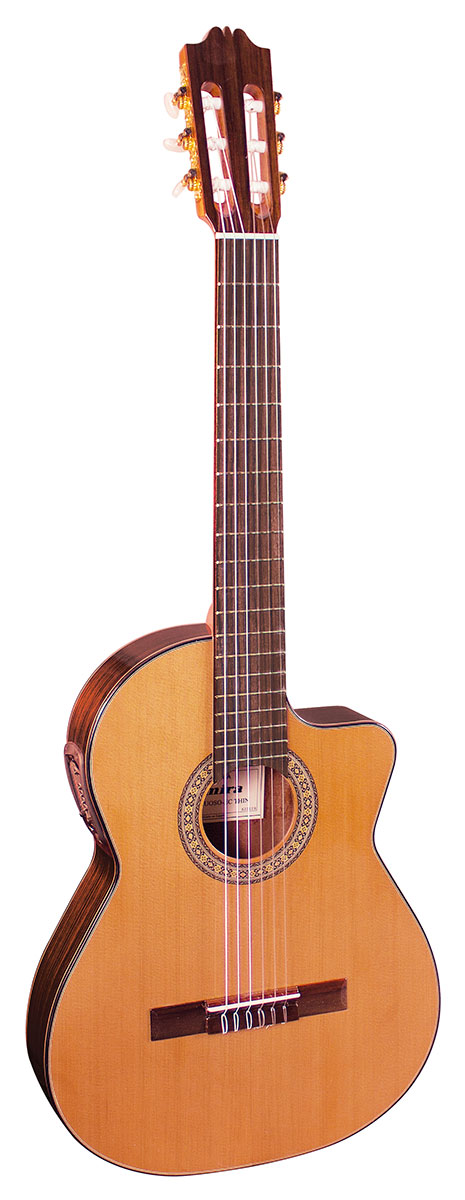 An image of Admira Virtuoso Electro Cutaway Thin Classical Guitar