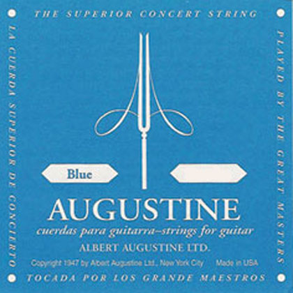 An image of Augustine Blue Label E (Low) Classical Guitar String | PMT Online