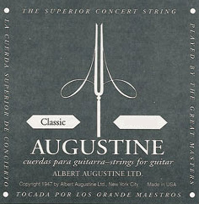 An image of Augustine Black Label A Classical Guitar String | PMT Online
