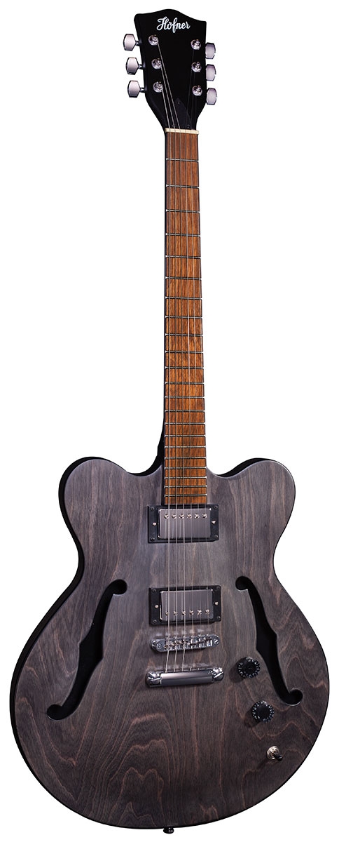 An image of Hofner Verythin Uk Exclusive Black Stain