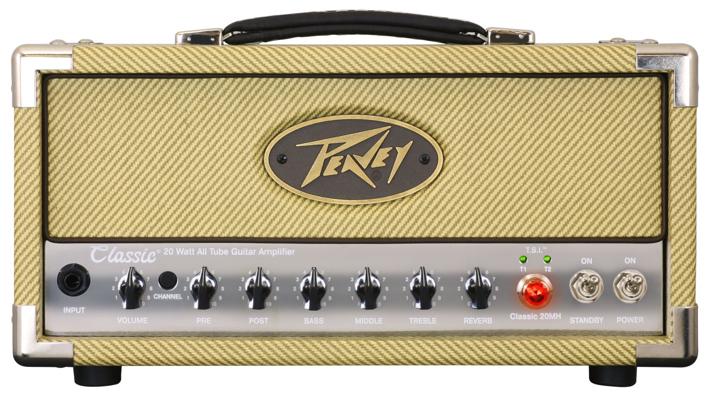 An image of Peavey Classic 20 MH 20W Tube Guitar Amplifier Head