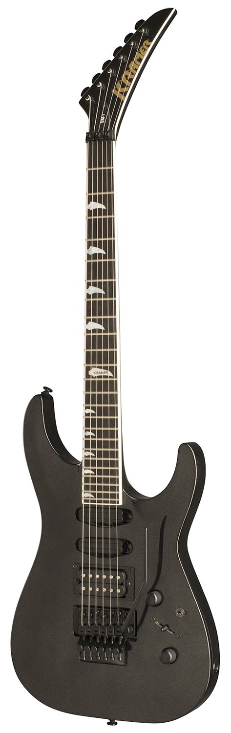 An image of Kramer SM-1 Electric Guitar, Maximum Steel Black | PMT Online