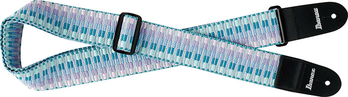 An image of Ibanez GSB50-C5 50mm Braided Strap Adjustable 950-1700mm Blue | PMT Online
