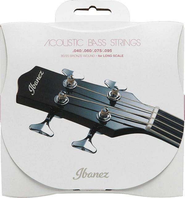 An image of Ibanez IABS4C ACOUSTIC BASS STRINGS 4 string long scale 80/20 Bronze | PMT Onlin...