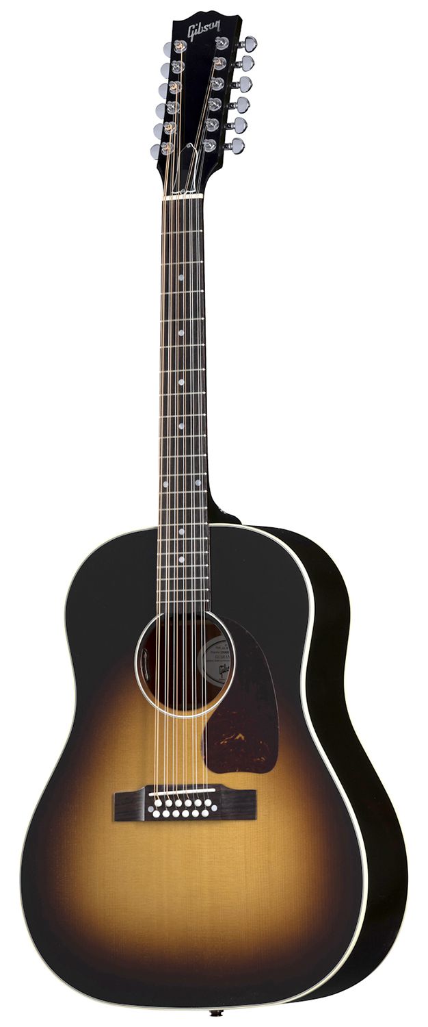 An image of Gibson J-45 Standard 12-String Electro Acoustic, Vintage Sunburst | PMT Online