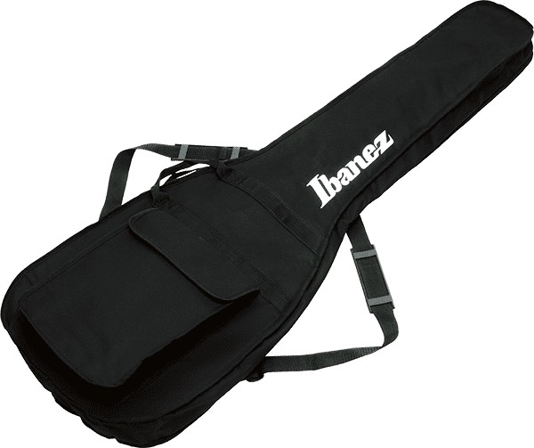 An image of Ibanez IBB101 BASIC Bass bag Logo Shoulder Strap Black | PMT Online