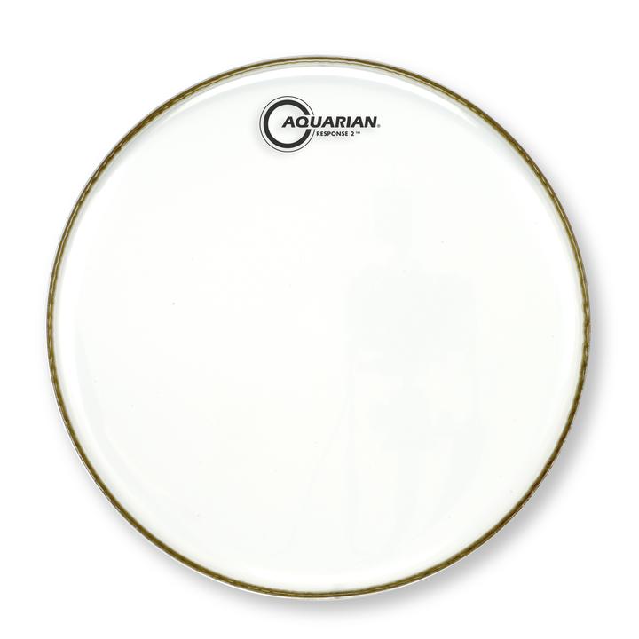 An image of Aquarian 10" Response II Clear 2 Ply Drumhead | PMT Online