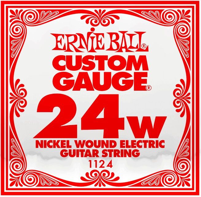 An image of Ernie Ball 1124 .024 Nickel Wound Single String | PMT Online