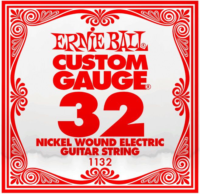 An image of Ernie Ball 1132 .032 Nickel Wound Single String | PMT Online