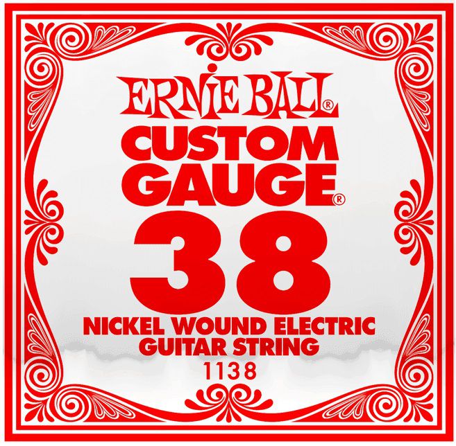 An image of Ernie Ball 1138 .038 Nickel Wound Single String | PMT Online