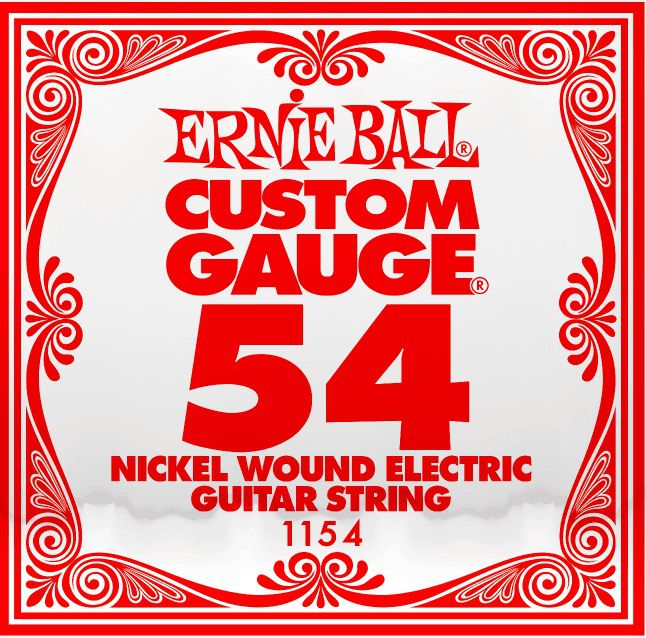 An image of Ernie Ball 1154 .054 Nickel Wound Single String | PMT Online