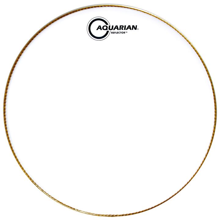 An image of Aquarian 20" Reflector Super Kick Ice White Drumhead | PMT Online