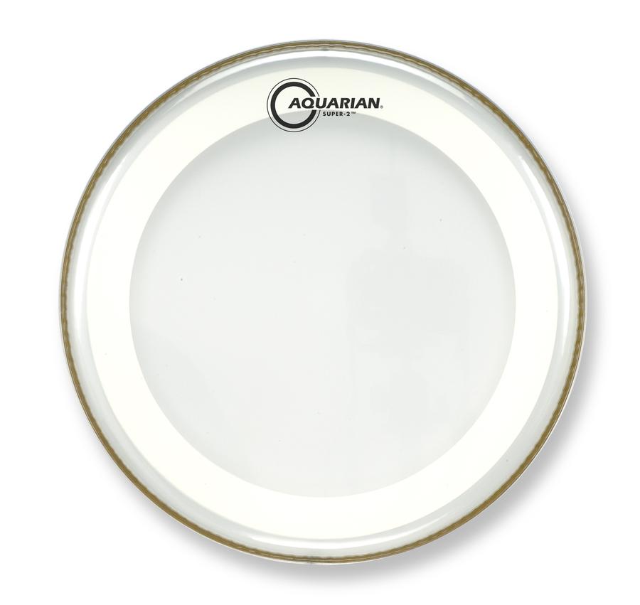 An image of Aquarian 14" Super-2 Clear with X-Ring Drumhead | PMT Online