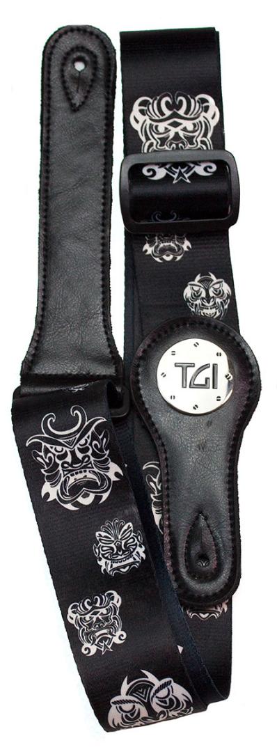 An image of TGI Guitar Strap Warrior Mask | PMT Online