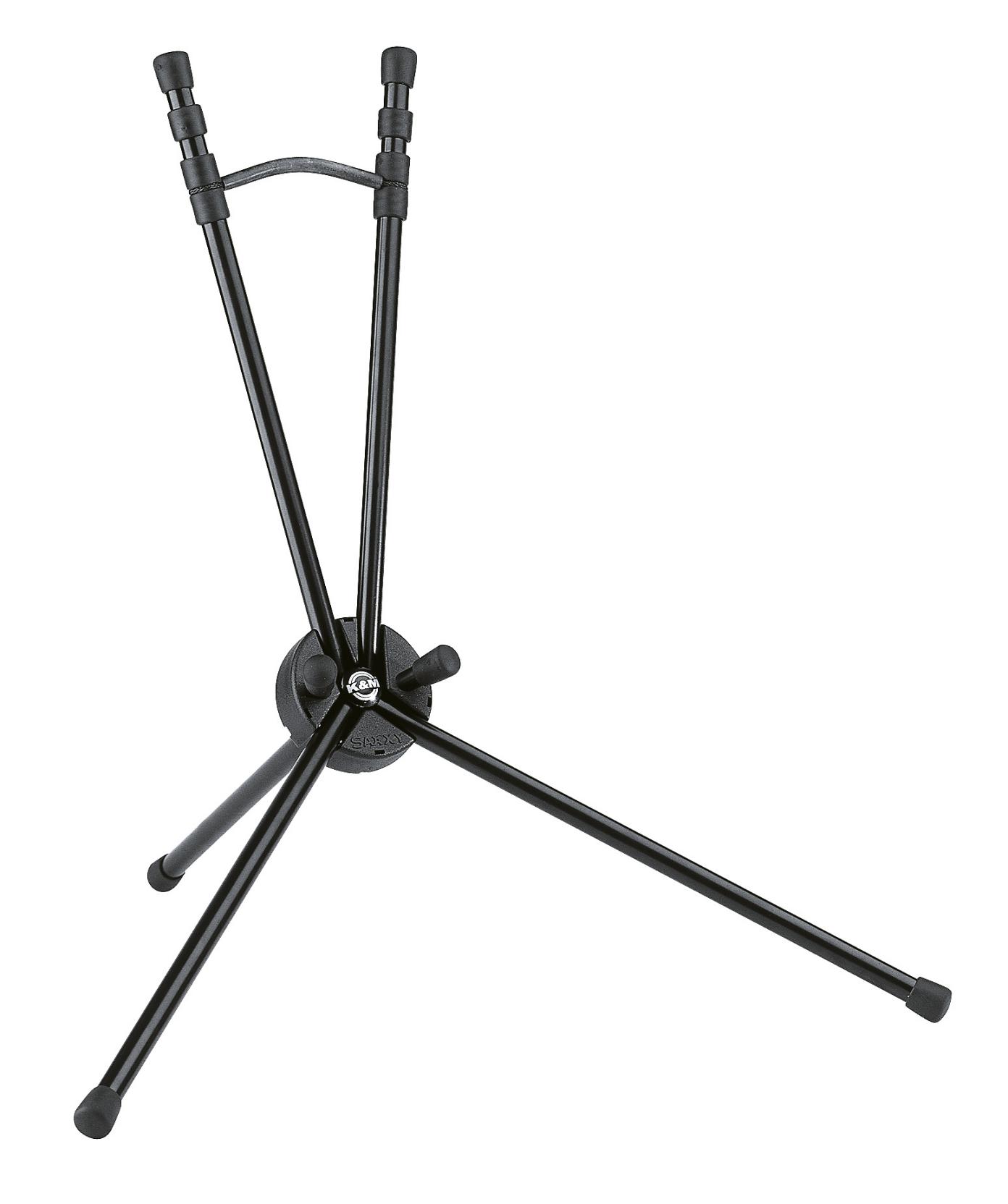 An image of K&M Saxophone Stand Saxxy Tenor Black | PMT Online