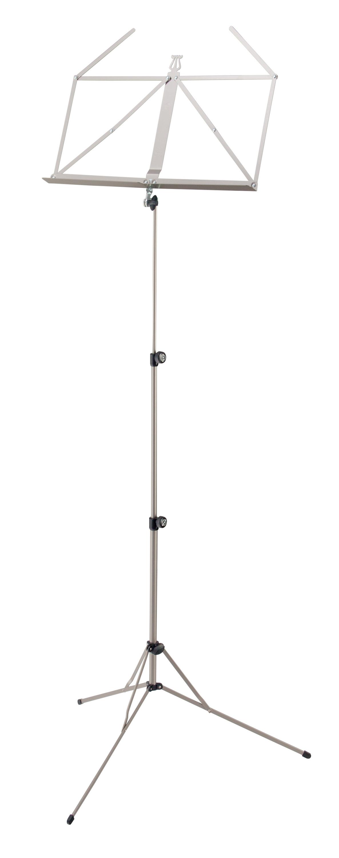 An image of K&M Music Stand Baseline Nickel | PMT Online