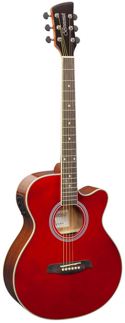 An image of Brunswick Grand Auditorium Cutaway Electro Red | PMT Online
