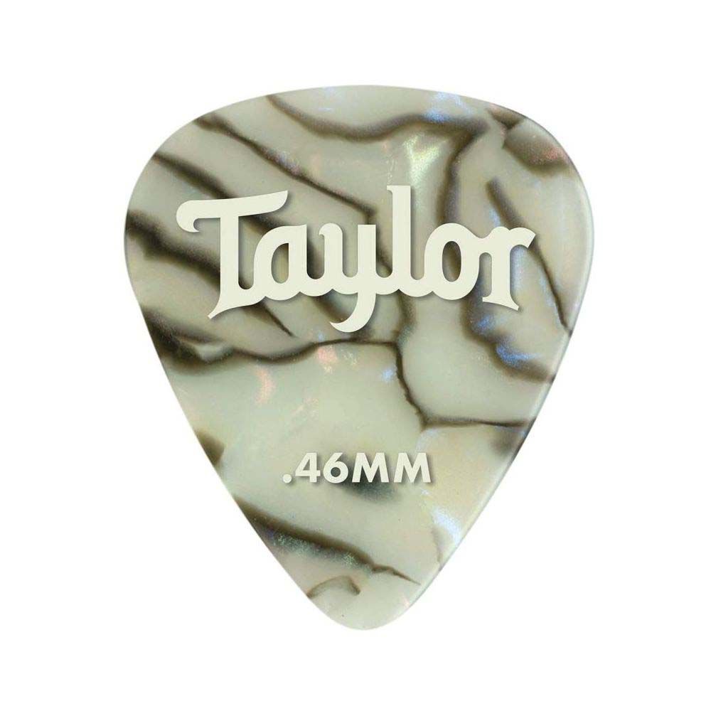 An image of Taylor Celluloid 351 Picks Abalone 0.46mm | PMT Online