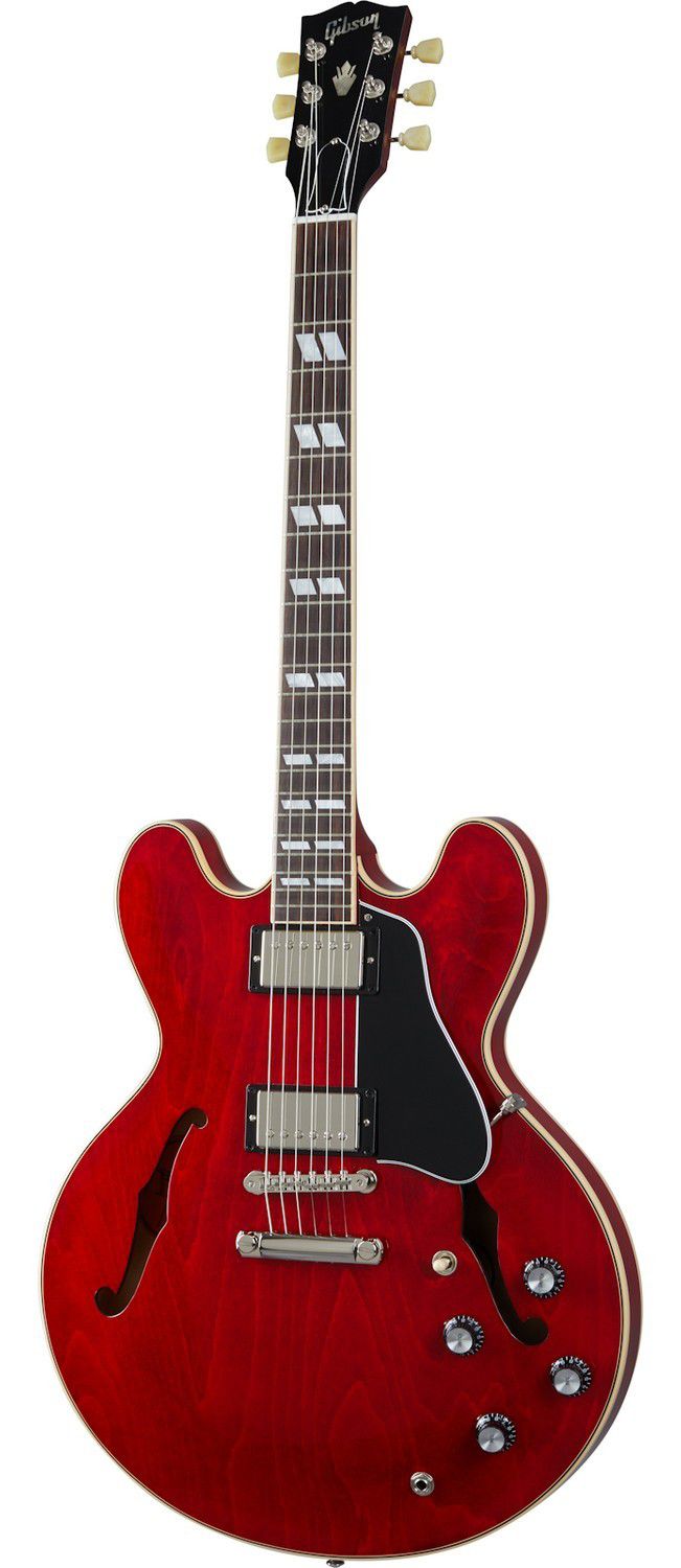 An image of Gibson ES-345 Semi-Hollow Guitar, Sixties Cherry | PMT Online