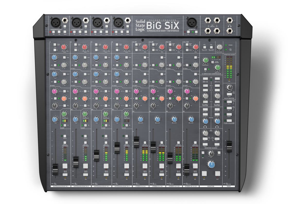 An image of Solid State Logic BiG SiX Desktop Mixing Console 