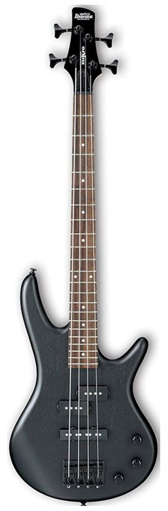 An image of Ibanez GSRM20 miKro Electric Bass, Weathered Black | PMT Online