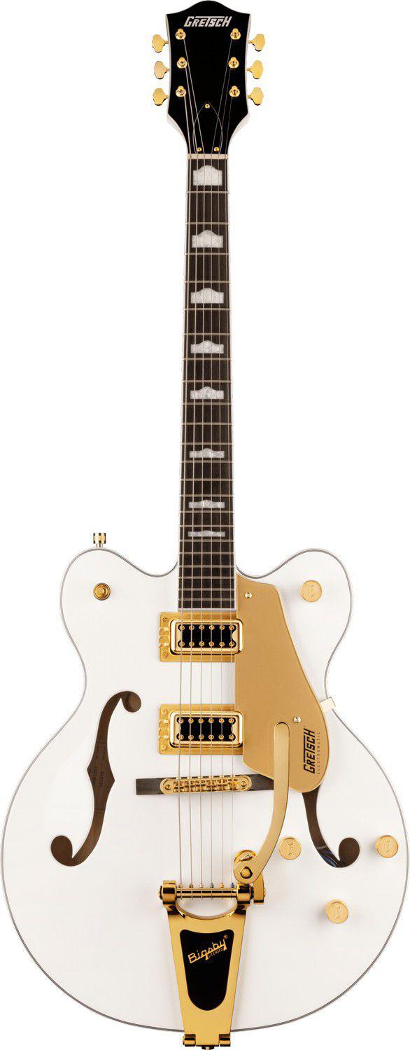 An image of Gretsch G5422TG Electromatic Classic Double-cut with Bigsby GH IL, Snowcrest Whi...