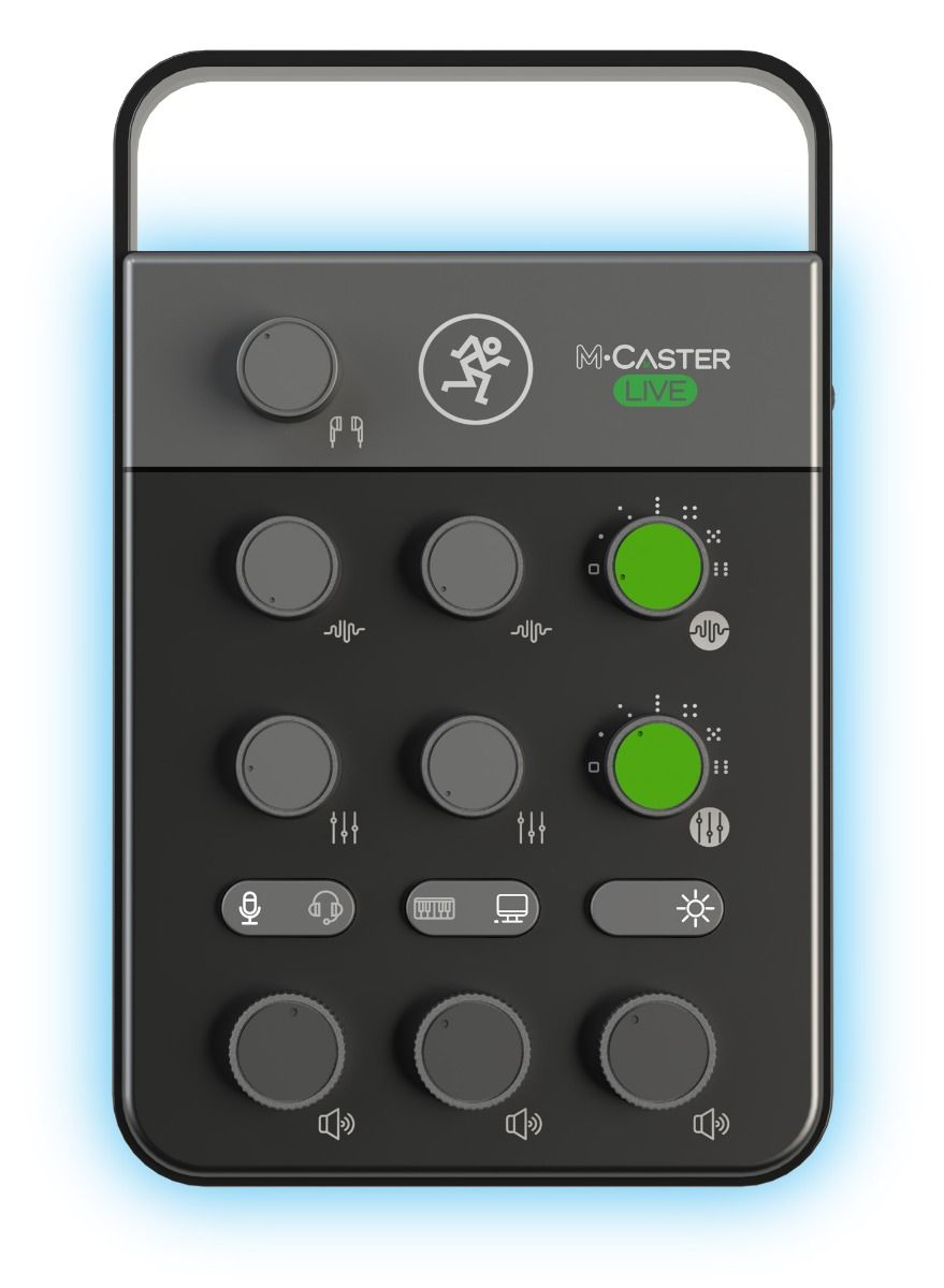An image of Mackie M-Caster Live Portable Live Streaming Mixer Black | PMT Online