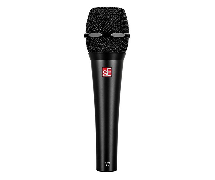 An image of sE Electronics V7 Dynamic Microphone Black | PMT Online