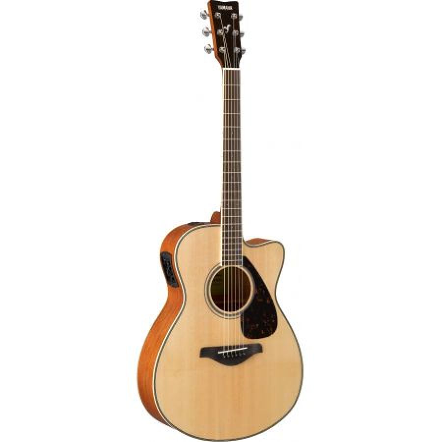 An image of Yamaha FSX820C MKII Electro-Acoustic Guitar, Natural | PMT Online