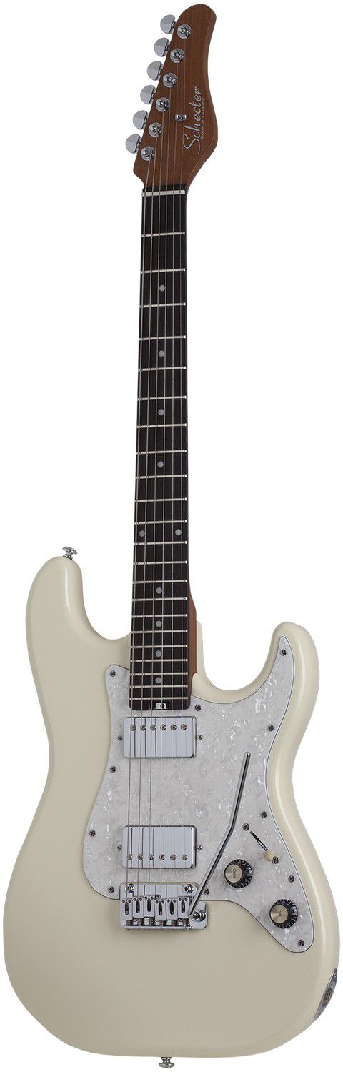 An image of Schecter Jack Fowler Traditional Electric Guitar, Ivory | PMT Online