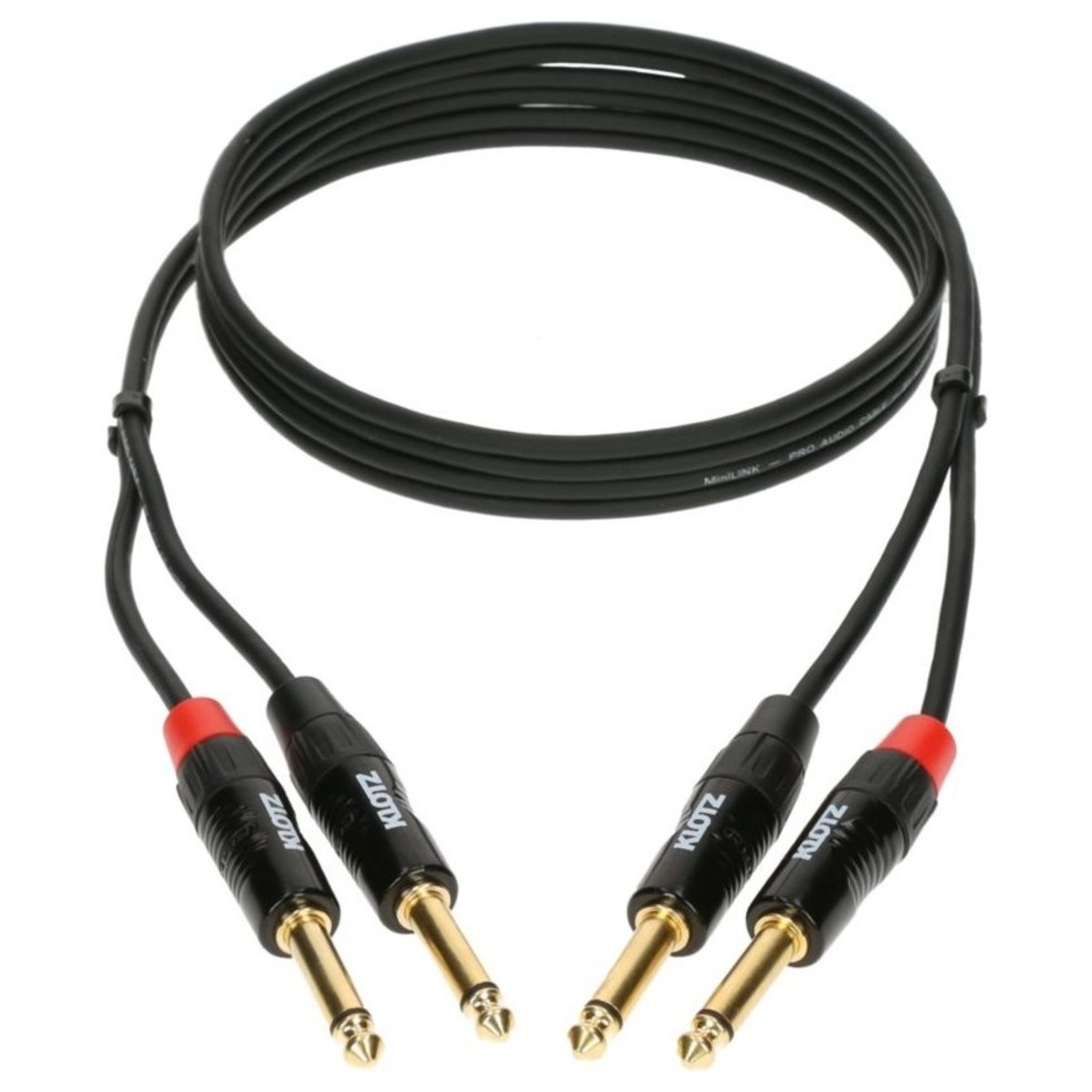 An image of Klotz MiniLink Pro Stereo 1/4 Jack Cable 90cm | PMT Online